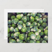 Bright Green Fresh Brussels Sprouts Briefkaart (Voorkant / Achterkant)