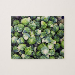 Bright Green Fresh Brussels Sprouts Legpuzzel