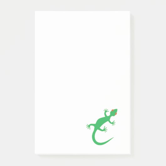 Bright Green Lizard Post-it® Notes (Voorkant)