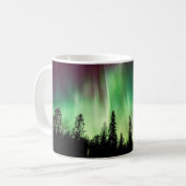 Bright Green Northern Lights Photo Mug (Devant gauche)