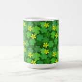 Bright Green Shamrock Coffee Mug (Centre)