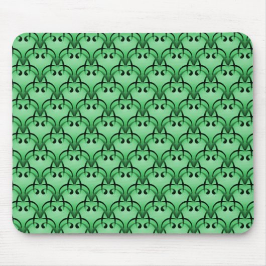 Bright Green Sophisticated Bliss Mousepad Muismat (Voorkant)