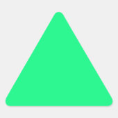 Bright Green Triangle Sticker (Devant)