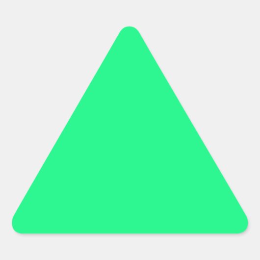Bright Green Triangle Sticker (Devant)