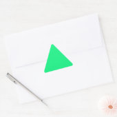 Bright Green Triangle Sticker (Enveloppe)