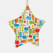 Bright Guinee varkensvlek Keramisch Ornament (Rechts)