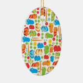 Bright Guinee varkensvlek Keramisch Ornament (Rechts)