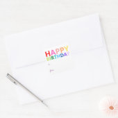 Bright Happy Anniversaire Sticker (Enveloppe)