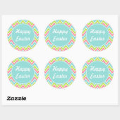 Bright Happy Easter Holiday Stickers (Vel)