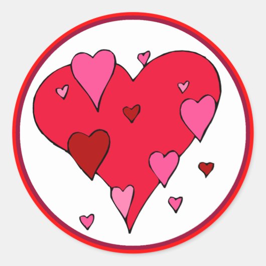 Bright Hearts Stickers (Voorkant)