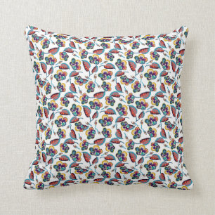 Bright Hibiscus Pattern Kussen