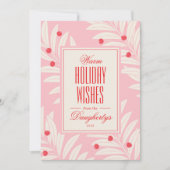 Bright Holiday Foliage Feestdagenkaart (Voorkant)