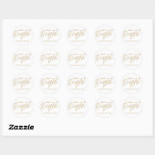 Bright Holiday gepersonaliseerde Stickers (Vel)