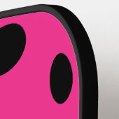 Bright Hot-roze zakformaat, aangepast Pickleball Paddle (Links Detail)