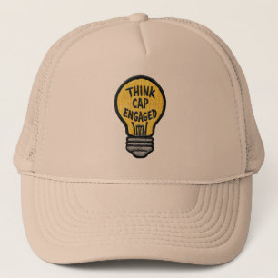 Bright Idea Casquette - Amusant design d'ampoule