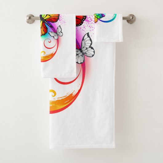 Bright infinity with rainbow butterfly (En situation)