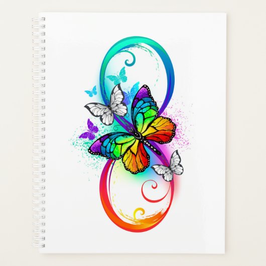 Bright infinity with rainbow butterfly (Devant)