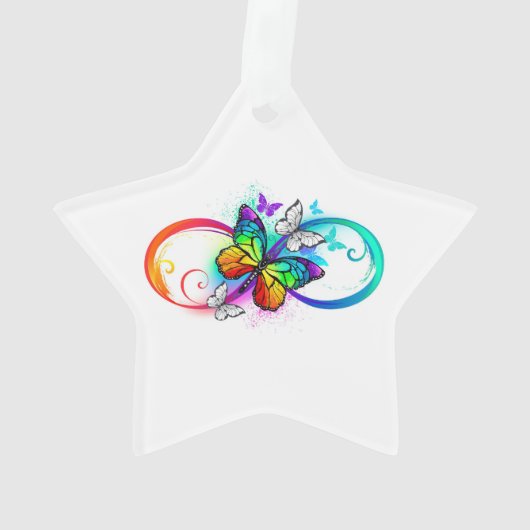 Bright infinity with rainbow butterfly (dos)