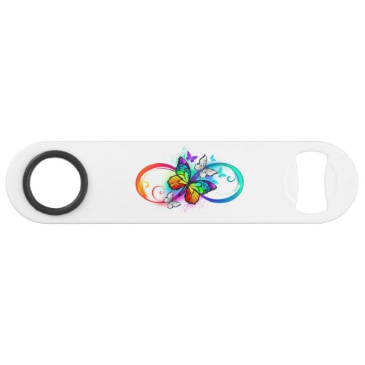 Bright infinity with rainbow butterfly (Devant (Horizontal))