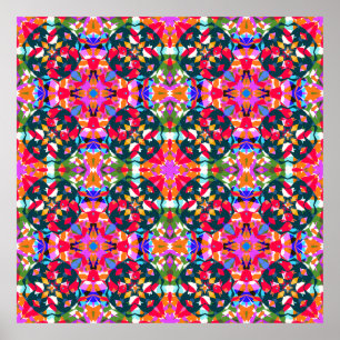 Bright Jolly Kleurrijke Dopamine Decor Wall Poster