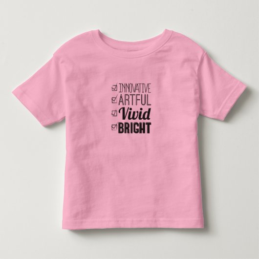 BRIGHT Kinder T-Shirt, checklist Shirts (Voorkant)