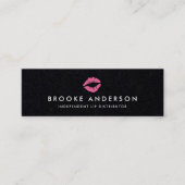 Bright Kiss | Lip Product Distributor Mini Visitekaartje (Voorkant)