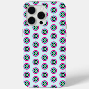 Bright Kleurrijke Cirkels Hoesje voor iPhone 15 Pr