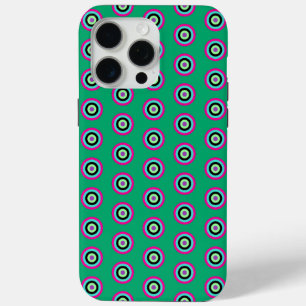 Bright Kleurrijke Cirkels Hoesje voor iPhone 15 Pr