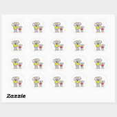 Bright Koalas Ronde Sticker (Vel)