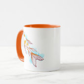 Bright Koi Fish Illustration Mug (Devant gauche)