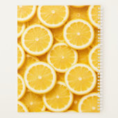 Bright Lemon Slices Planner Cover  (Achterkant)