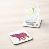 Bright Leopard Bier Onderzetter (Rechterzijde)