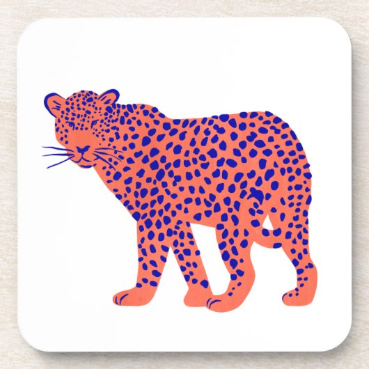 Bright Leopard Bier Onderzetter (Voorkant)
