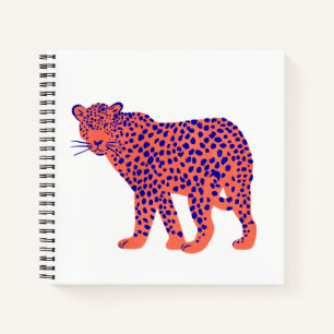 Bright Leopard Notitieboek