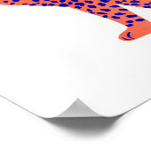 Bright Leopard Poster (Hoek)