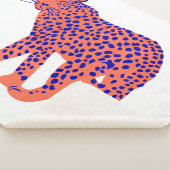 Bright Leopard Sherpa Deken (3/4)