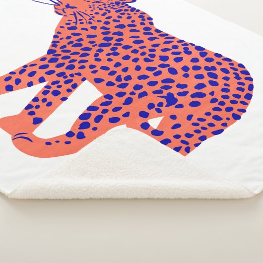 Bright Leopard Sherpa Deken (3/4)