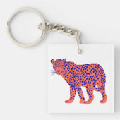 Bright Leopard Sleutelhanger (Voorkant)