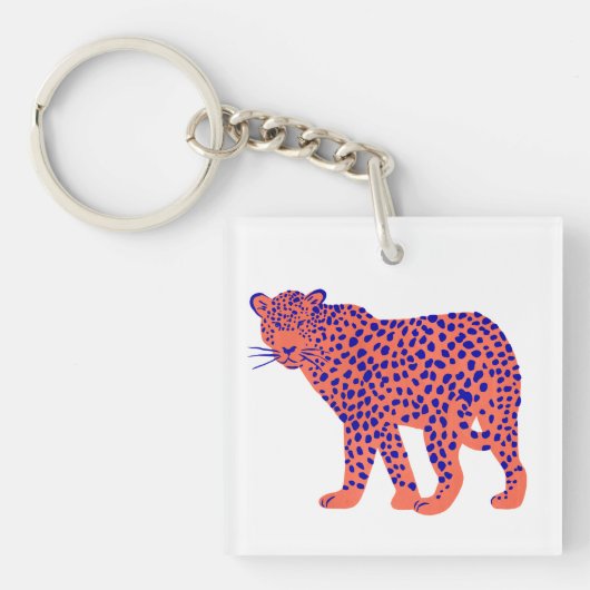 Bright Leopard Sleutelhanger (Voorkant)