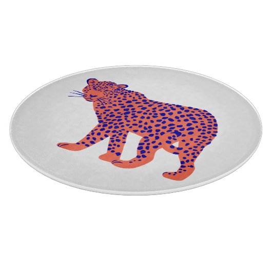 Bright Leopard Snijplank (Hoek)