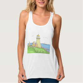 Bright Lighthouse Flowy Tanktop