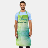 Bright Lime Green en Turquoise Schort (Gedragen)