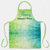 Bright Lime Green en Turquoise Schort (Voorkant)