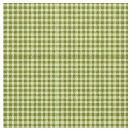 Bright Lime Green Gingham Stof (Close Up)