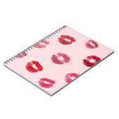 Bright Lips Imprints Valentijn Pattern Notitieboek (Linkerzijde)