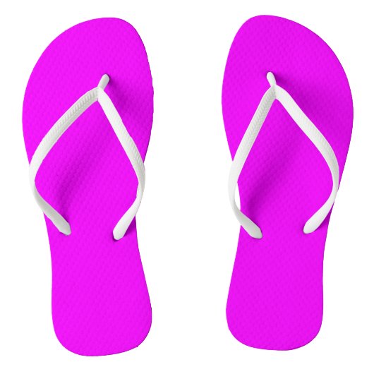 Bright Magenta Teenslippers (Voetbed)