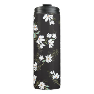 Bright Magnolia Seamless Patroon Thermosbeker