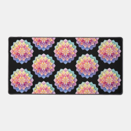 Bright Mandala Floral Desk Mat