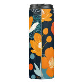Bright MCM Abstract Flowers Thermosbeker (Achterkant)