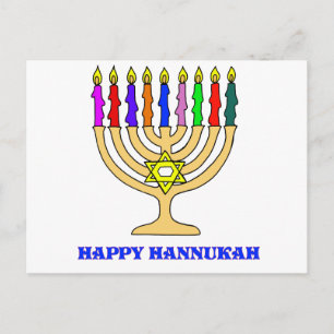 Bright Menorah Briefkaart